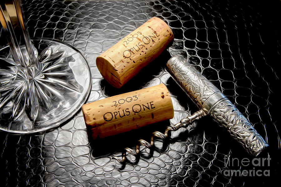 Wine Photograph - Opus Uncorked by Jon Neidert