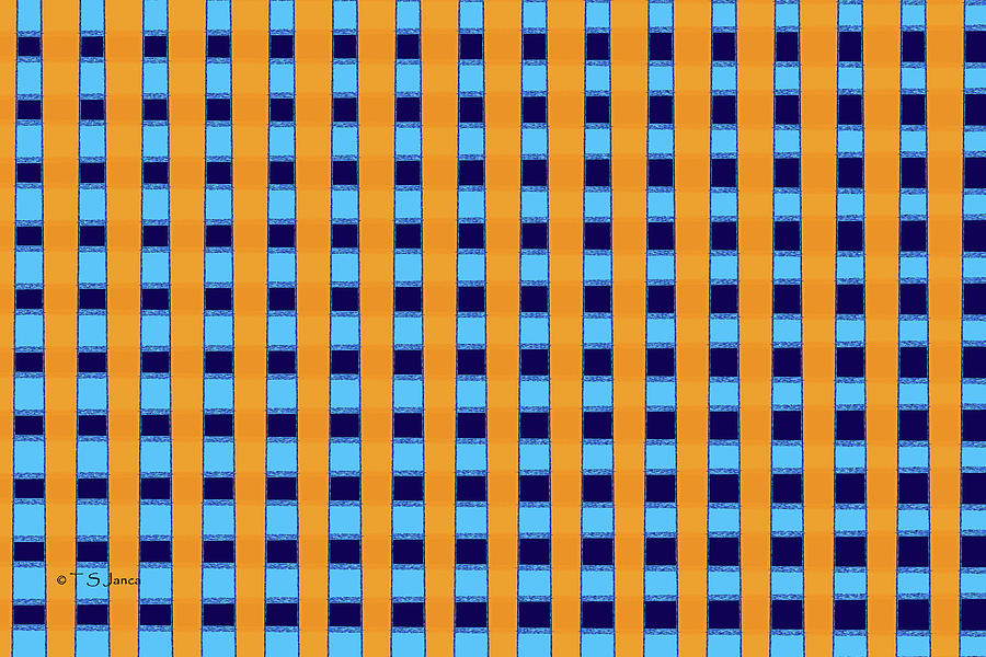 Orange 3-D Abstract Digital Art by Tom Janca