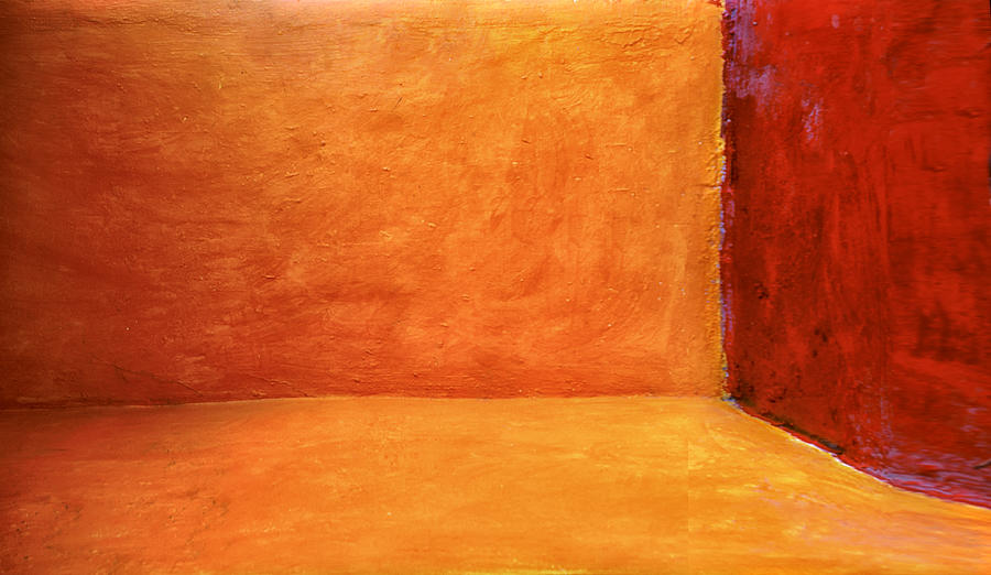 Orange adobe walls Mexico Photograph by Gary Warnimont