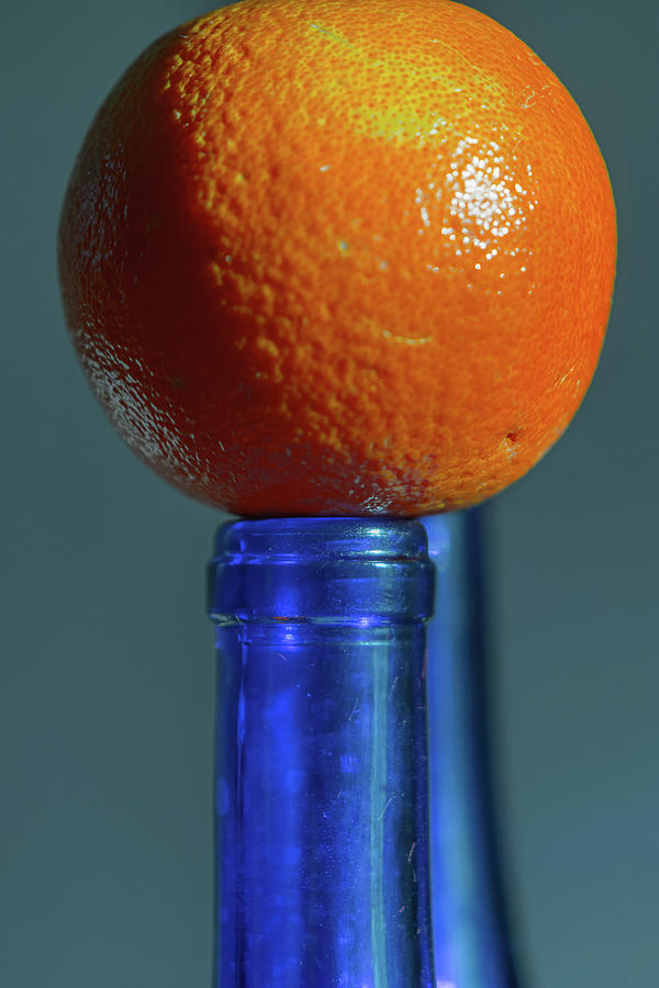 Orange and Blue Photograph by Liz Albro