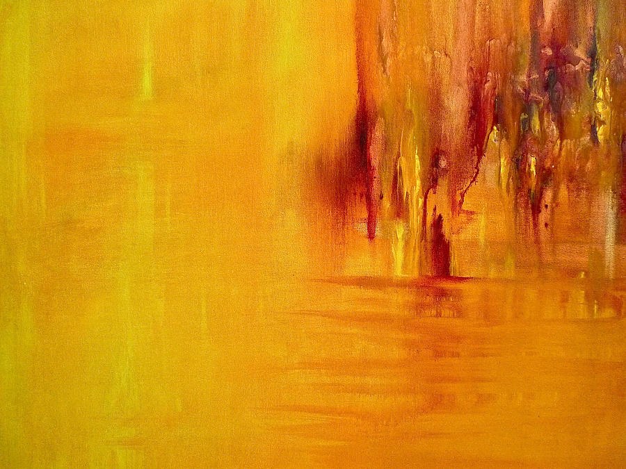 Orange Painting By Claire Bull Fine Art America