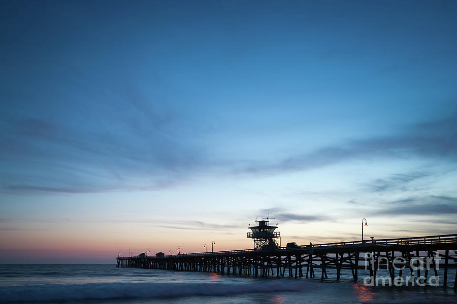 Orange County California San Clemente Pier Photo Photograph by Paul Velgos