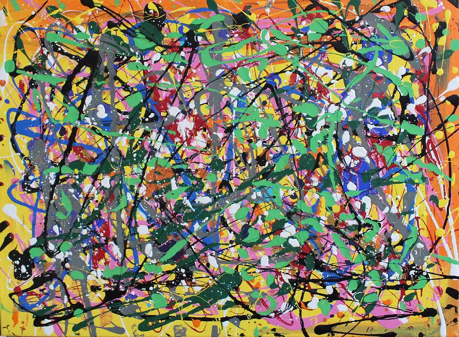 Colorful Painting - Orange Delight #1 by Pam Roth OMara Colorful Painting - Orange Delight #1 by Pam Roth OMara