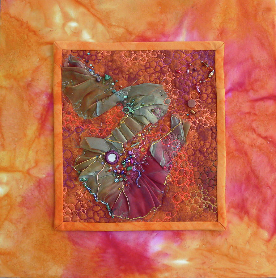 Orange Delight Tapestry - Textile by Pat Dolan