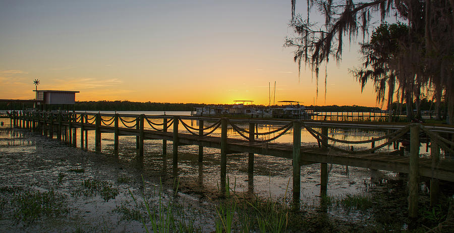 Florida - St Johns River Sunset Photograph by John Black