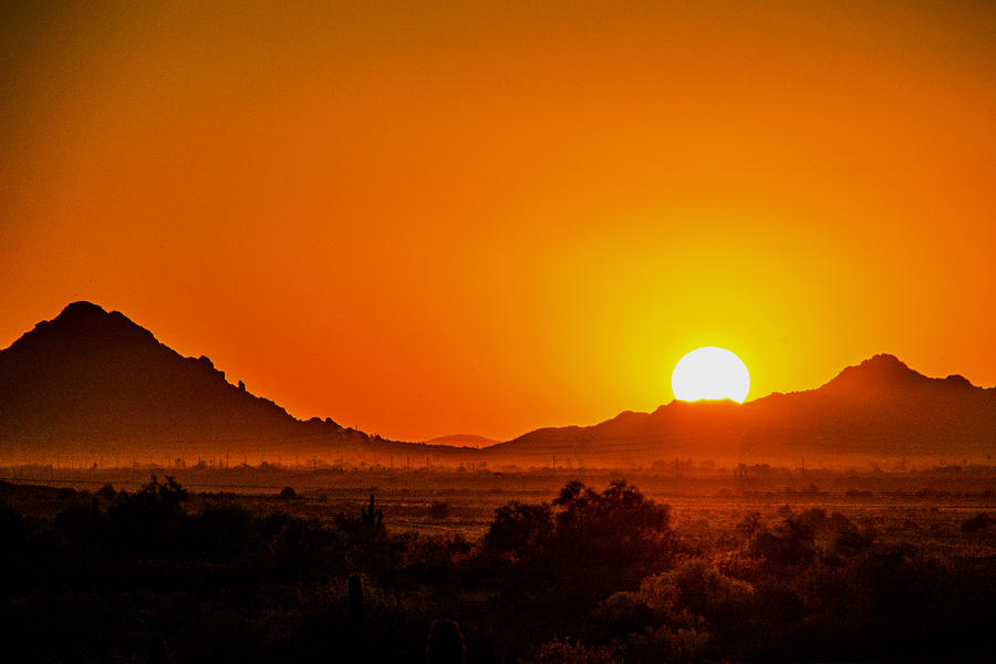 Sunset Photograph - Orange Haze by Kyle Field Sunset Photograph - Orange Haze by Kyle Field