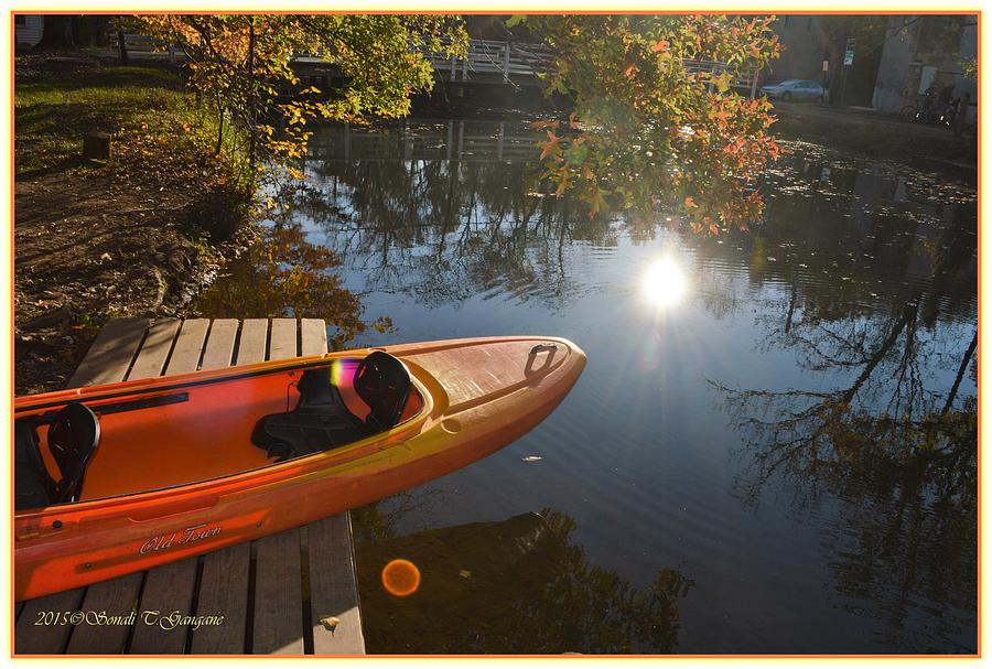 Orange Kayak Photograph by Sonali Gangane