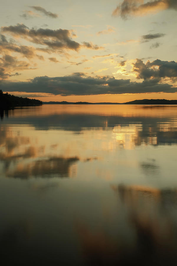 Orange Lake Reflections Photograph by Jurgen Lorenzen