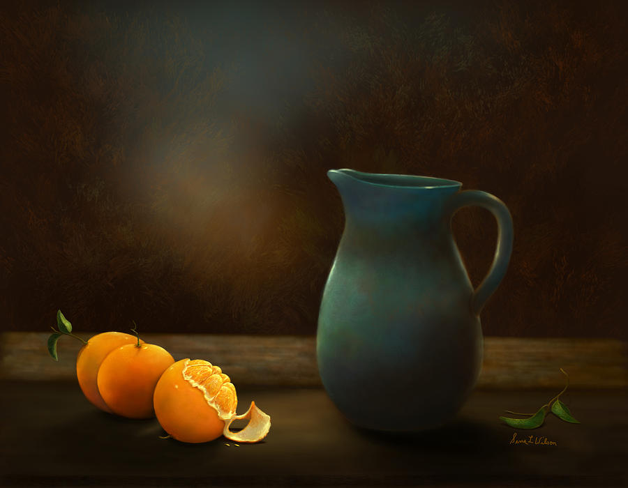 Orange Offering Digital Art by Sena Wilson