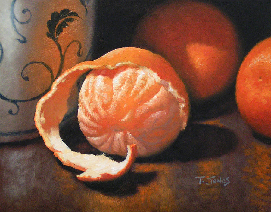 Still Life Painting - Orange Peeled by Timothy Jones