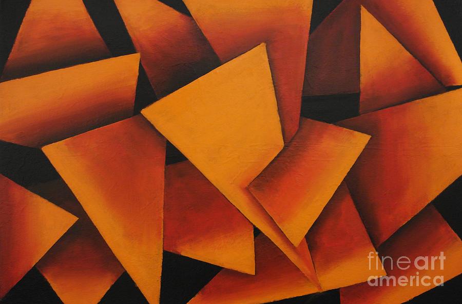 Orange Pop Painting by Wayne Cantrell