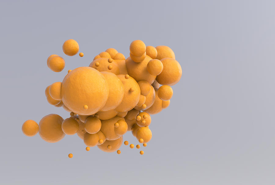 Space Digital Art - Orange by Sasha Tikhonov