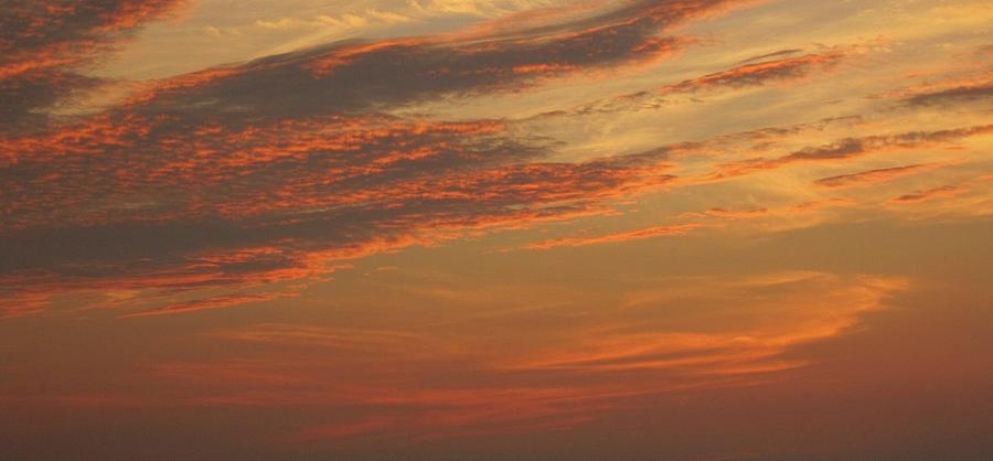 Sunset Photograph - Orange Sky by Margaret Vargas