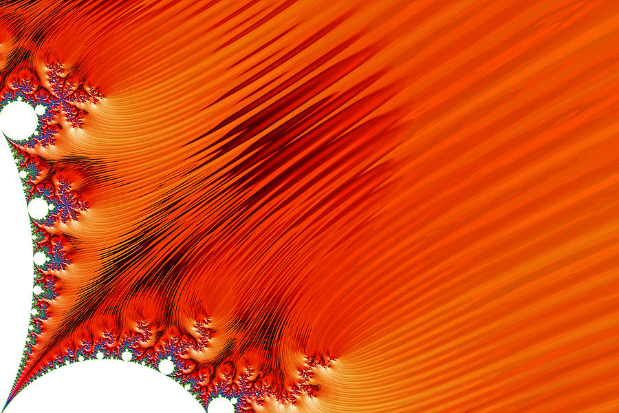 Orange Sparkle Digital Art by Steve Purnell
