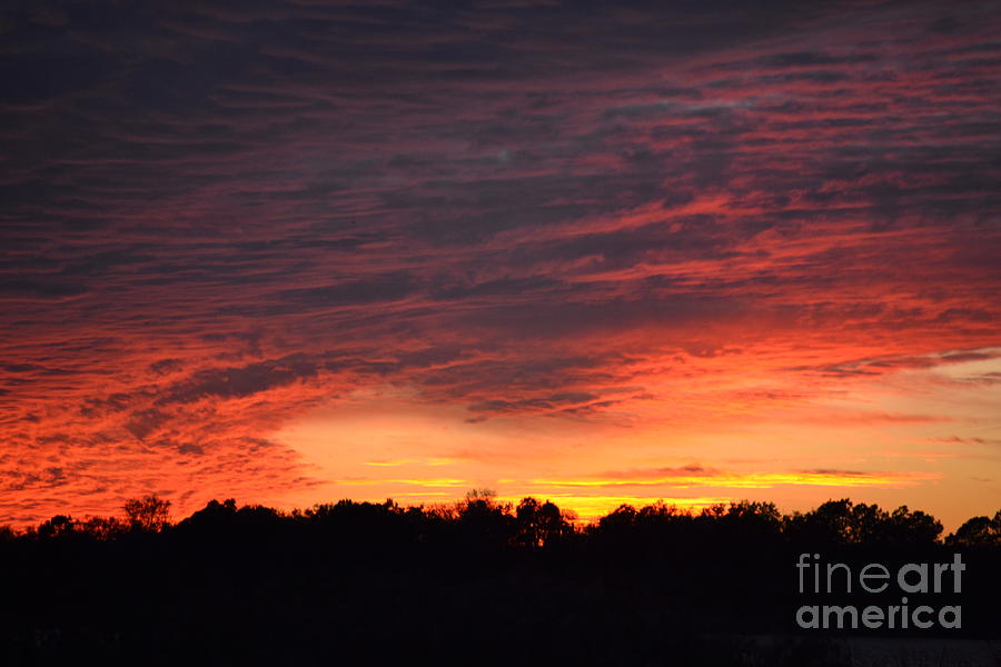 Orange storm Photograph by Monica MINGOTE - Fine Art America