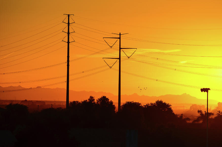 Orange Sunrise Photograph by Douglas Killourie