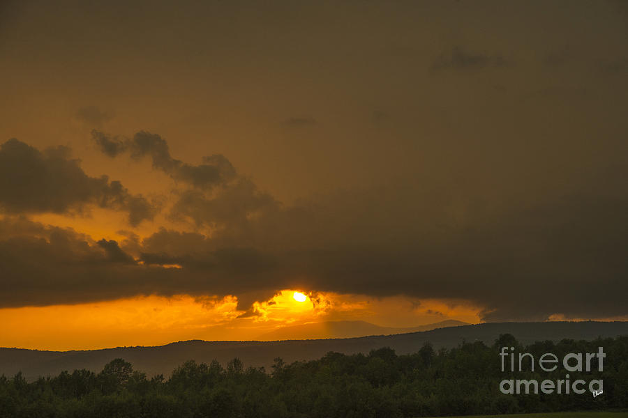 Orange Sunset Photograph by Alana Ranney