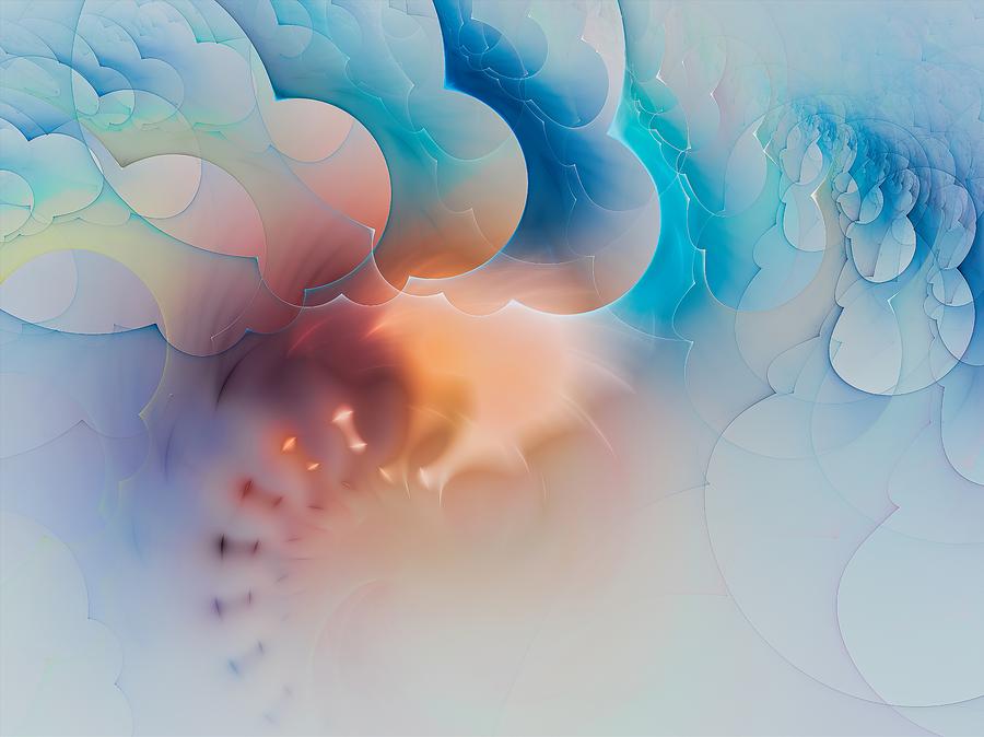 Orange Sunset Digital Art by Marfffa Art Fine Art America