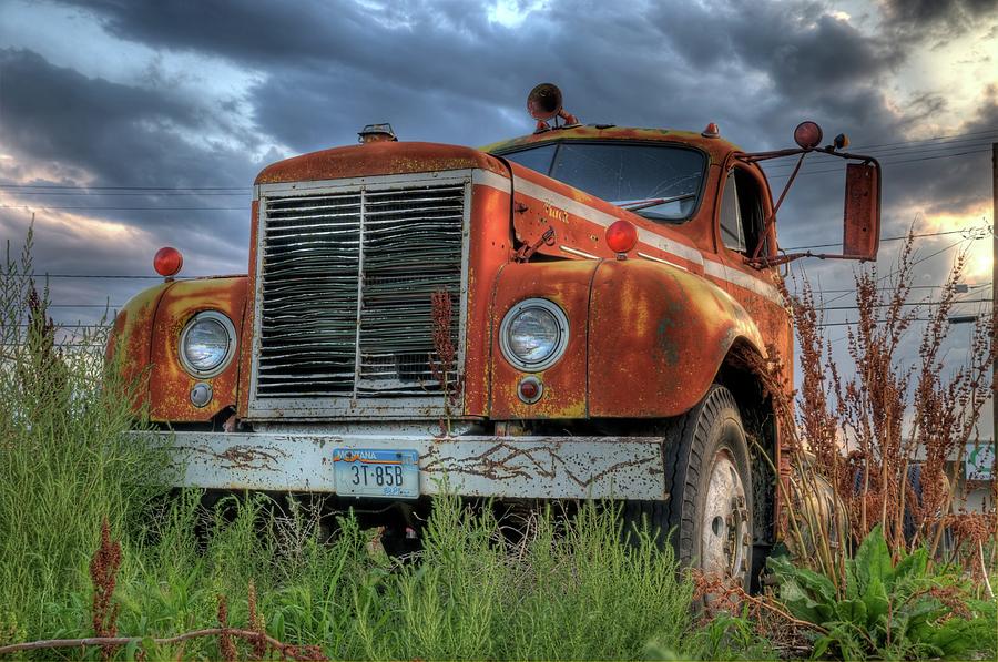 Orange Truck by Dave Rennie Orange Truck by Dave Rennie