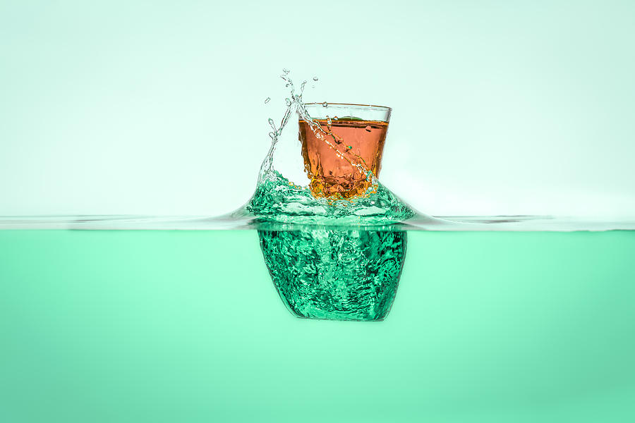 Orange Vodka Photograph by Peter Lakomy