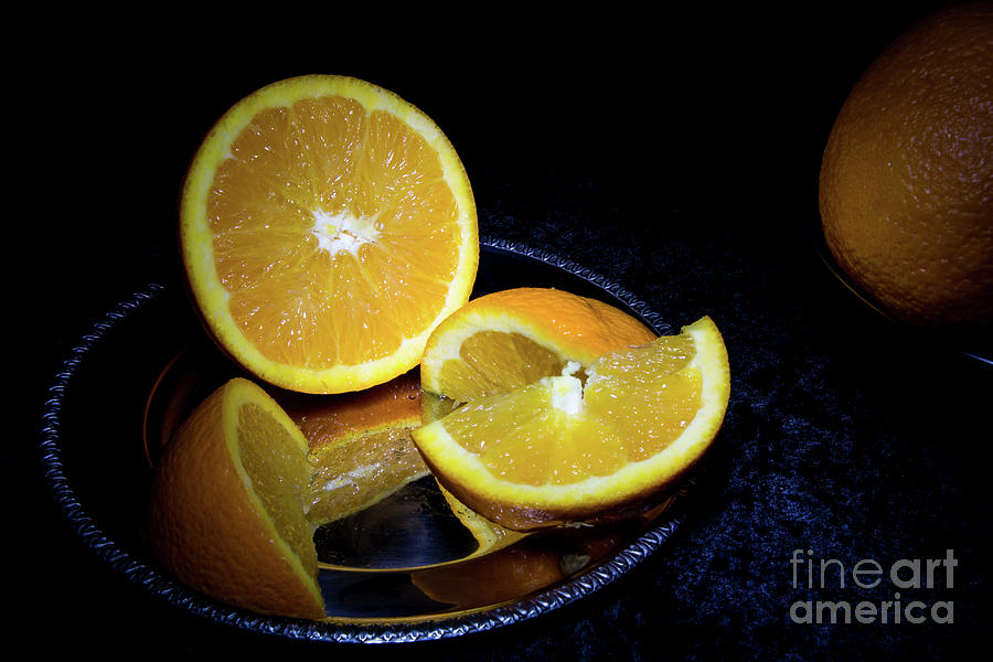 Orange Wedges Photograph by Deborah Klubertanz