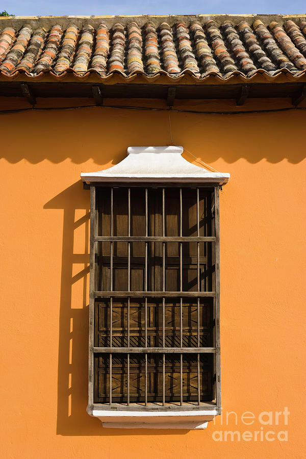 Orange Window Photograph by Juan Silva