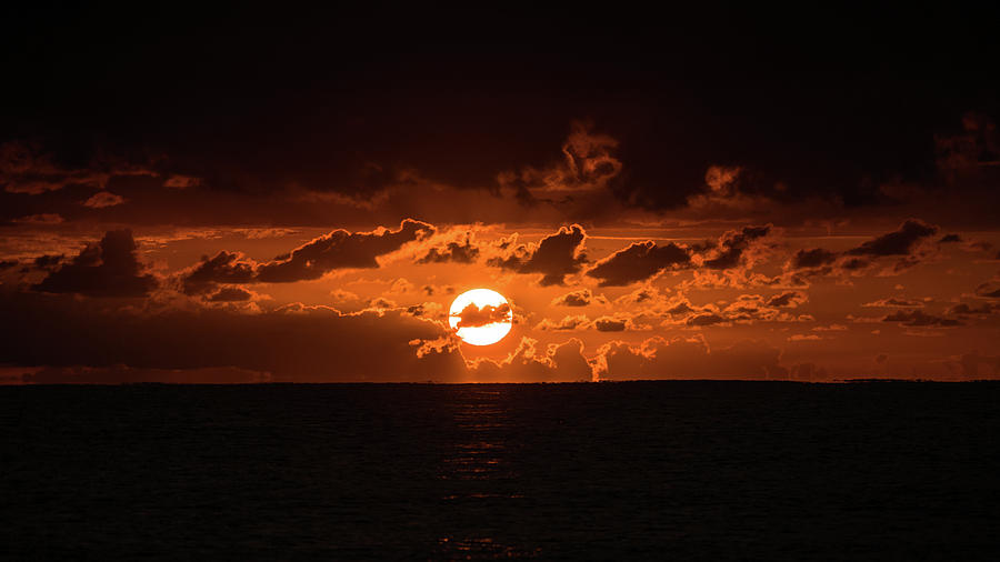 Orange Window Sunrise Delray Beach Florida Photograph by Lawrence S Richardson Jr