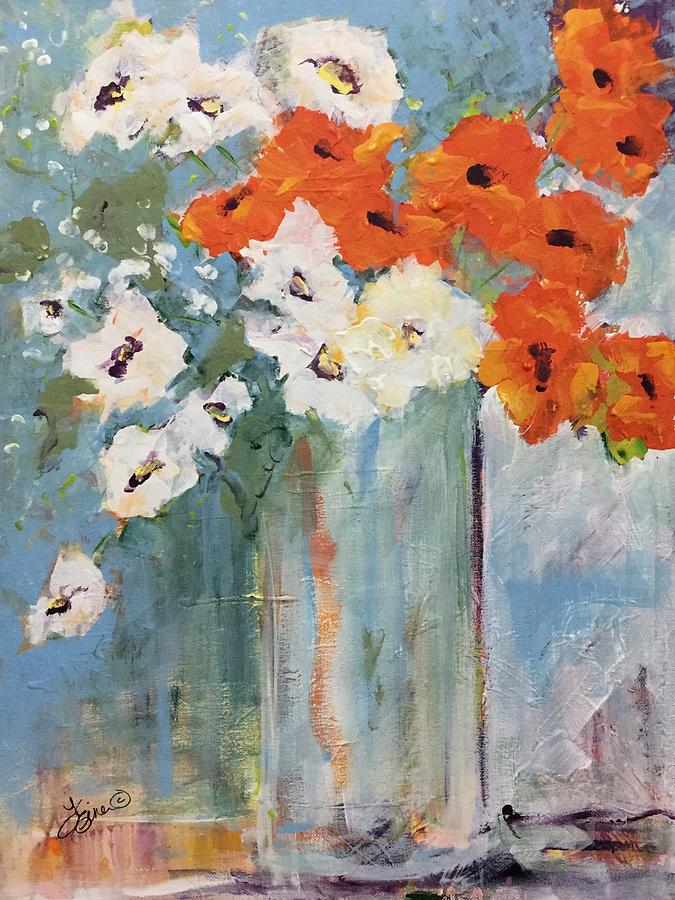 Orange You Lovely Painting by Terri Einer