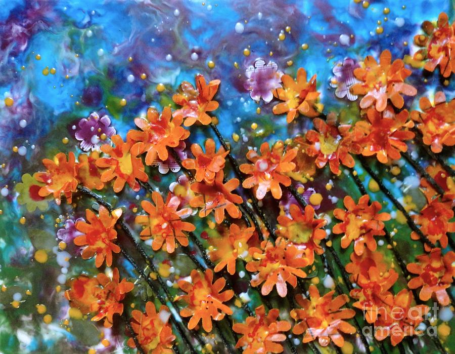 Amazing Orange Painting by Amy Stielstra
