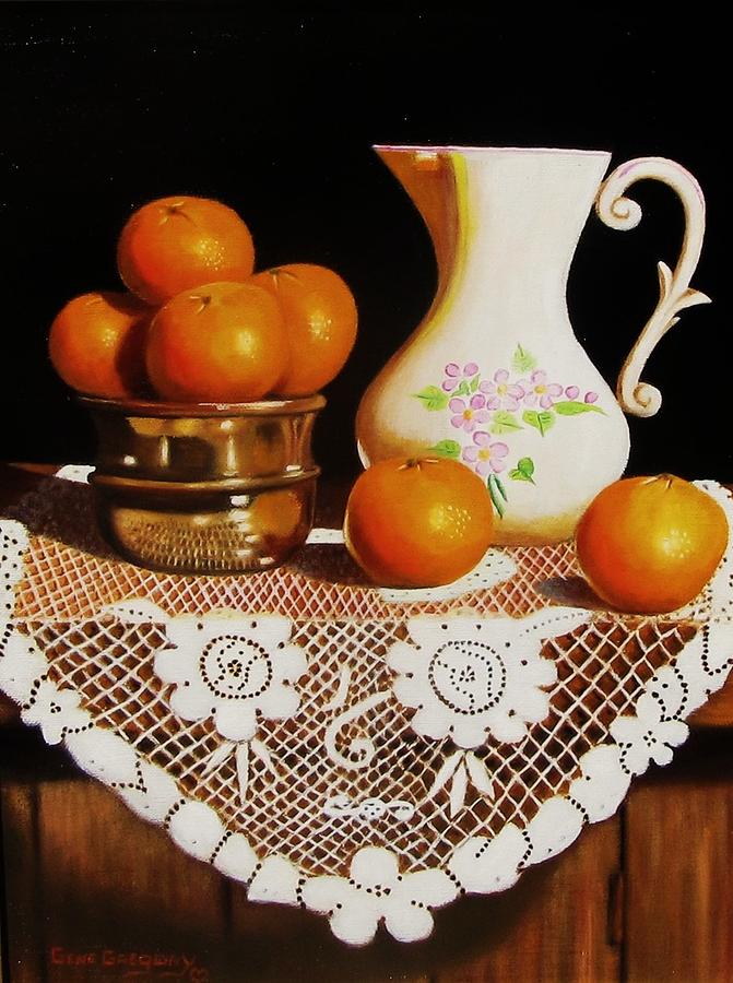 Orange you sweet  Painting by Gene Gregory