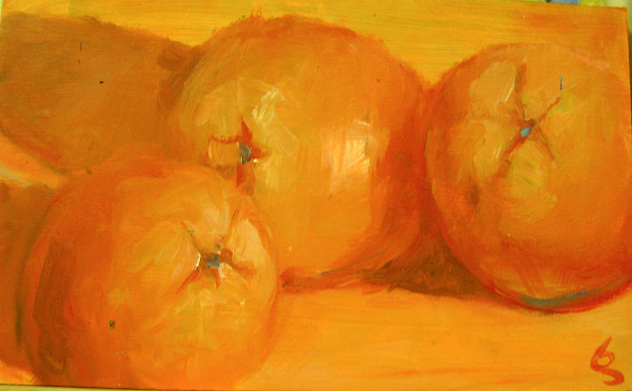 Oranges Painting by George Malek - Fine Art America