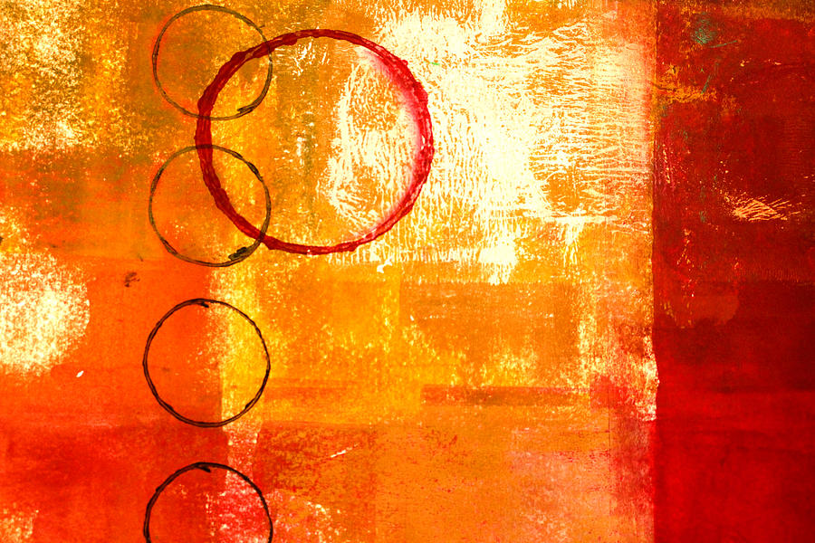 Orbit Abstract Painting by Nancy Merkle