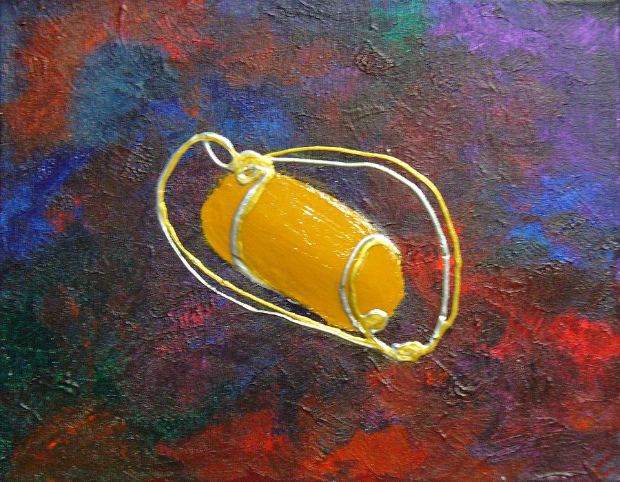 Orbit Mixed Media by Peggy King