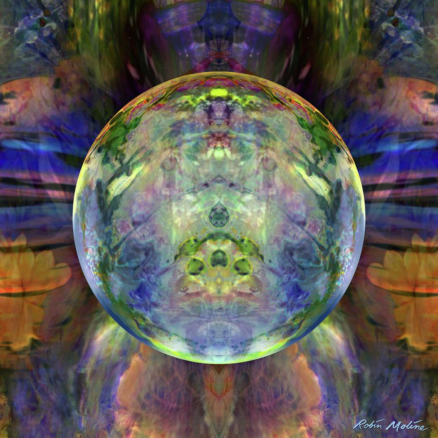 Orbital Symmetry Digital Art by Robin Moline