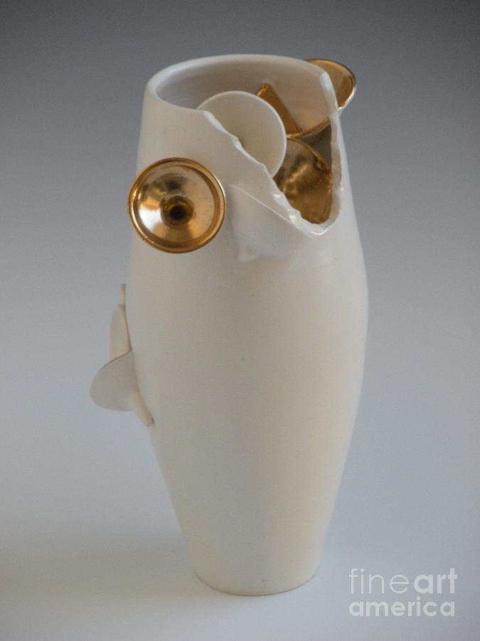 Abstract Sculpture - Orbital Vases V by Katherine Dube
