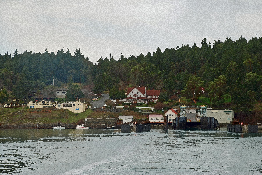 Orcas Island Dock Digital Photograph by Carol Eliassen