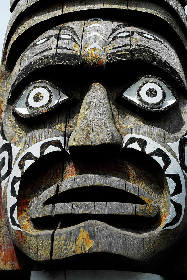 Orcas Island Totem Photograph by Craig Perry-Ollila