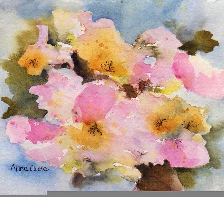 Orchard Blossom Painting by Anne Duke