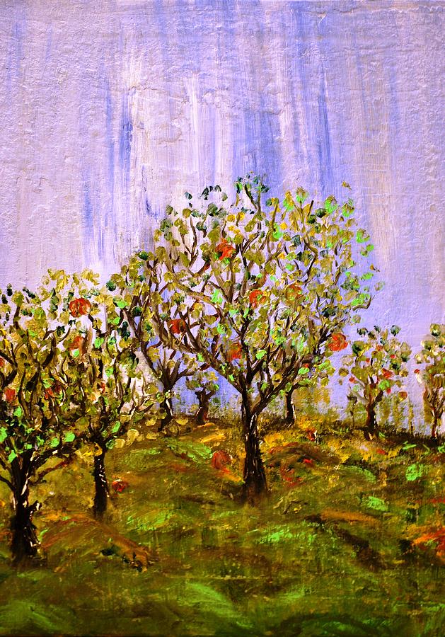 Orchard Painting by Evelina Popilian