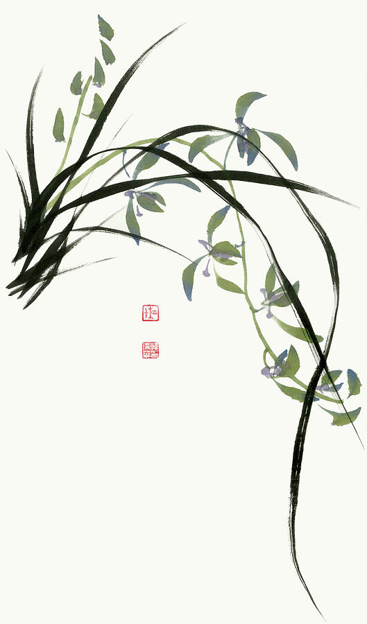 Orchid - 123 Painting by River Han