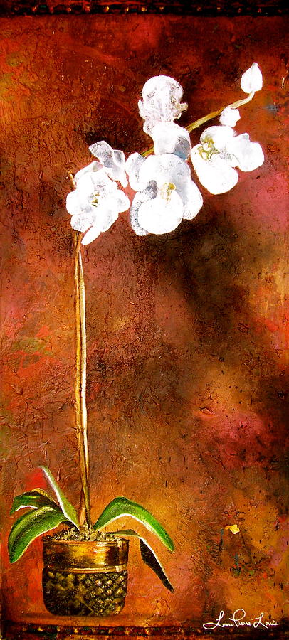 Orchid 4 Painting by Laura Pierre-Louis