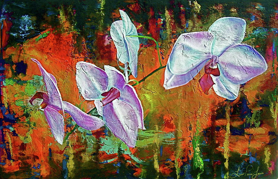 Orchid A Painting by Laura Pierre-Louis