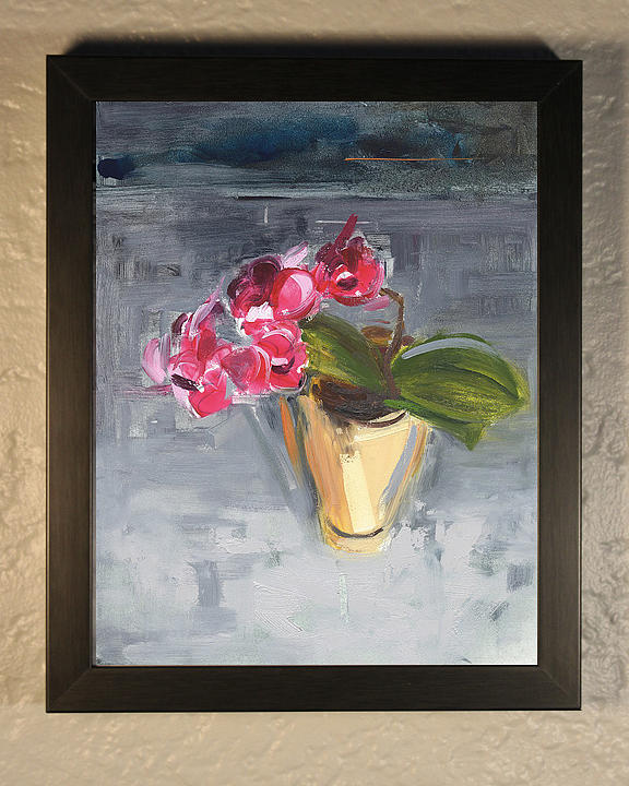 Orchid Painting by Chris N Rohrbach