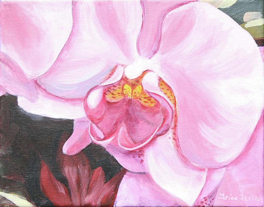 Orchid II Painting by Trina Teele