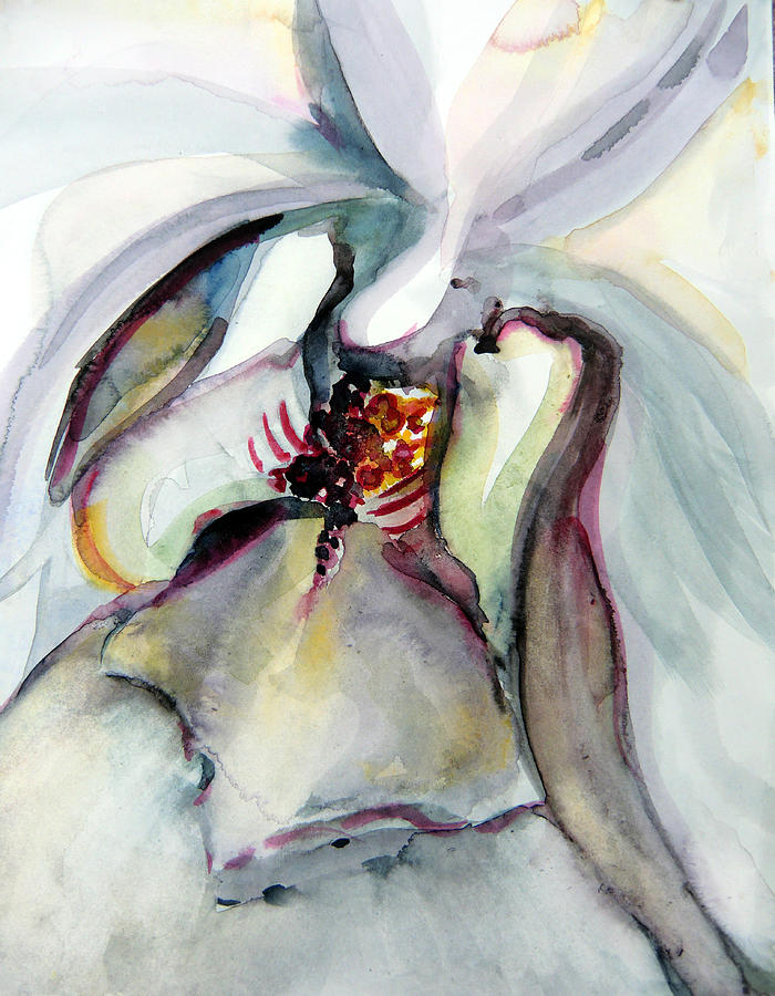 Orchid Interiors Painting by Mindy Newman