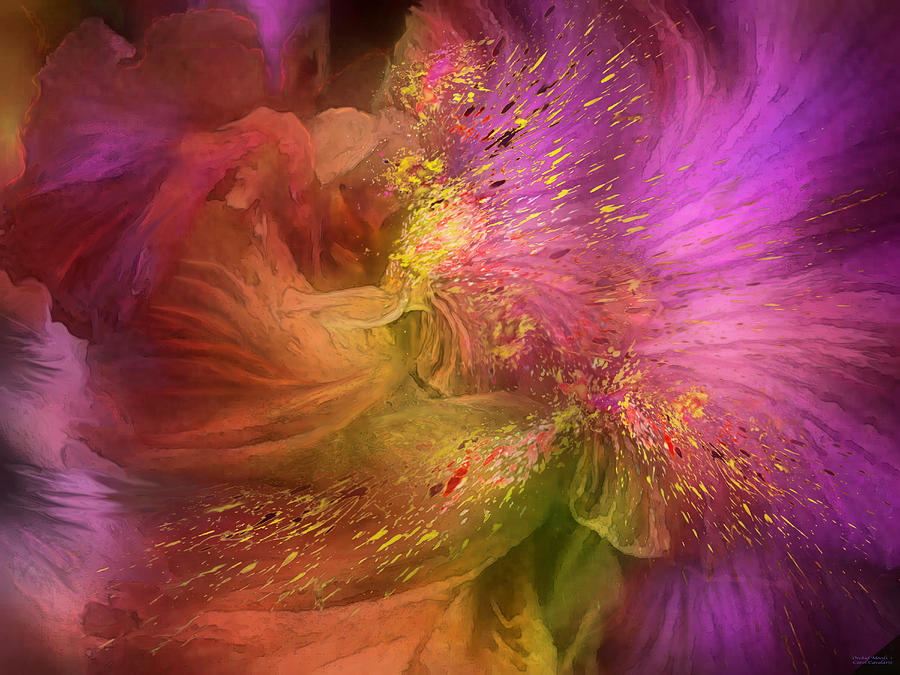 Orchid Mixed Media - Orchid Moods 2 by Carol Cavalaris