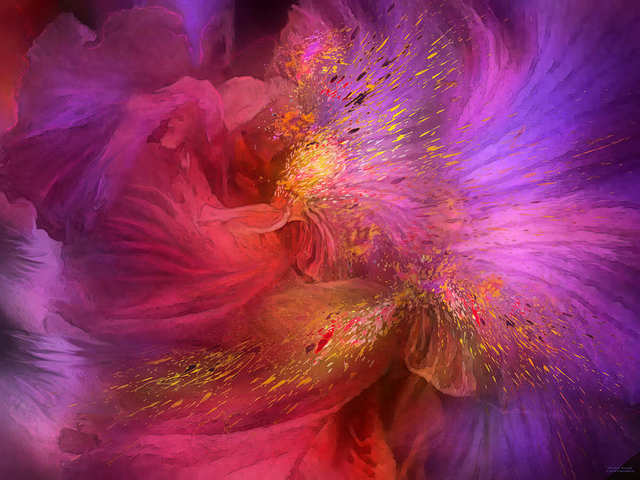 Carol Cavalaris Mixed Media - Orchid Moods by Carol Cavalaris Carol Cavalaris Mixed Media - Orchid Moods by Carol Cavalaris
