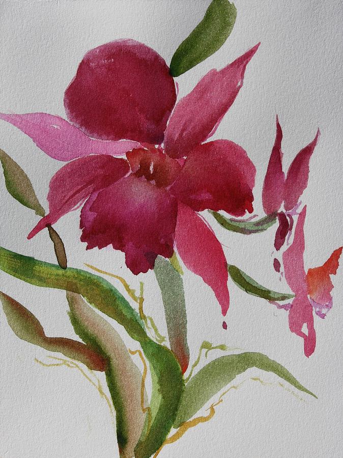 Orchid Morning Painting by Tara Moorman