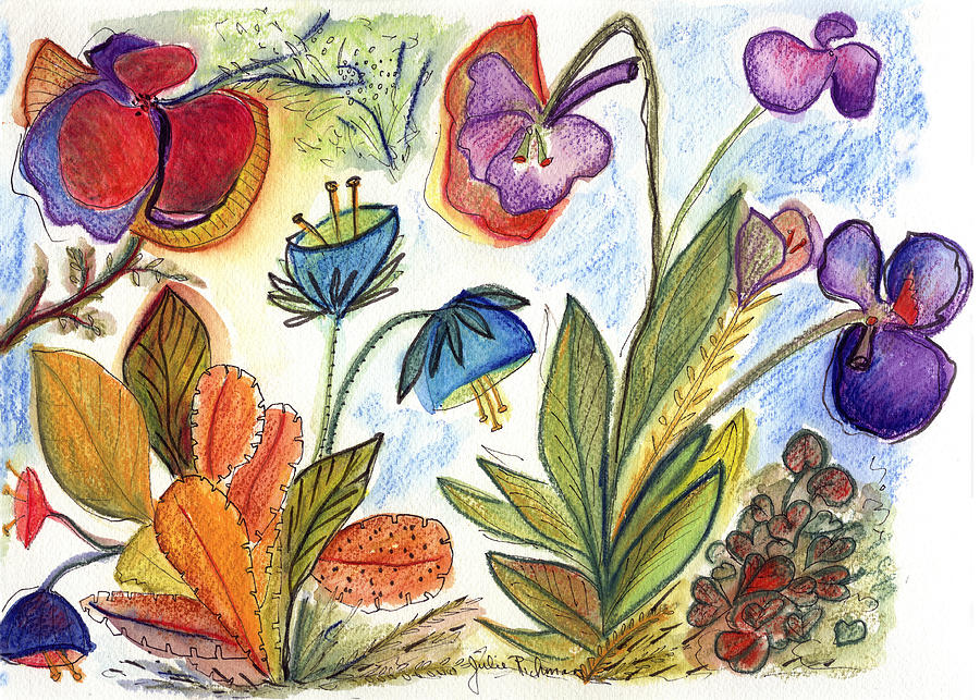 Orchid No. 24 Painting by Julie Richman Orchid No. 24 Painting by Julie Richman