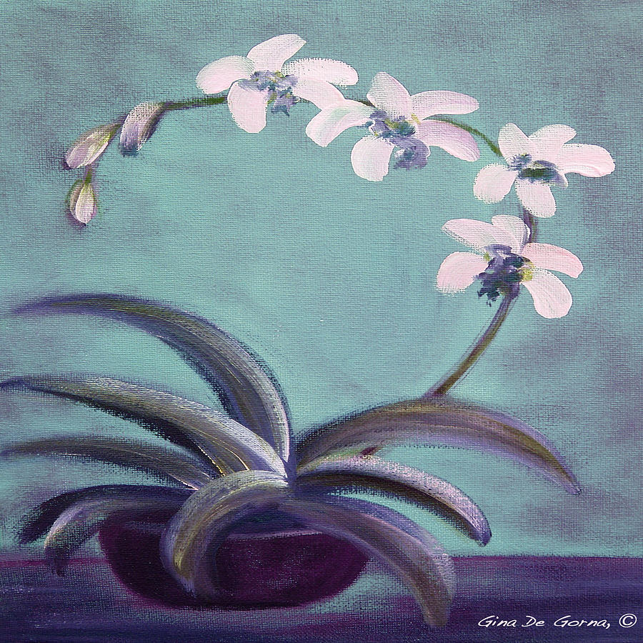 Orchids 5 Painting by Gina De Gorna
